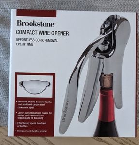 Brookstone compact wine opener